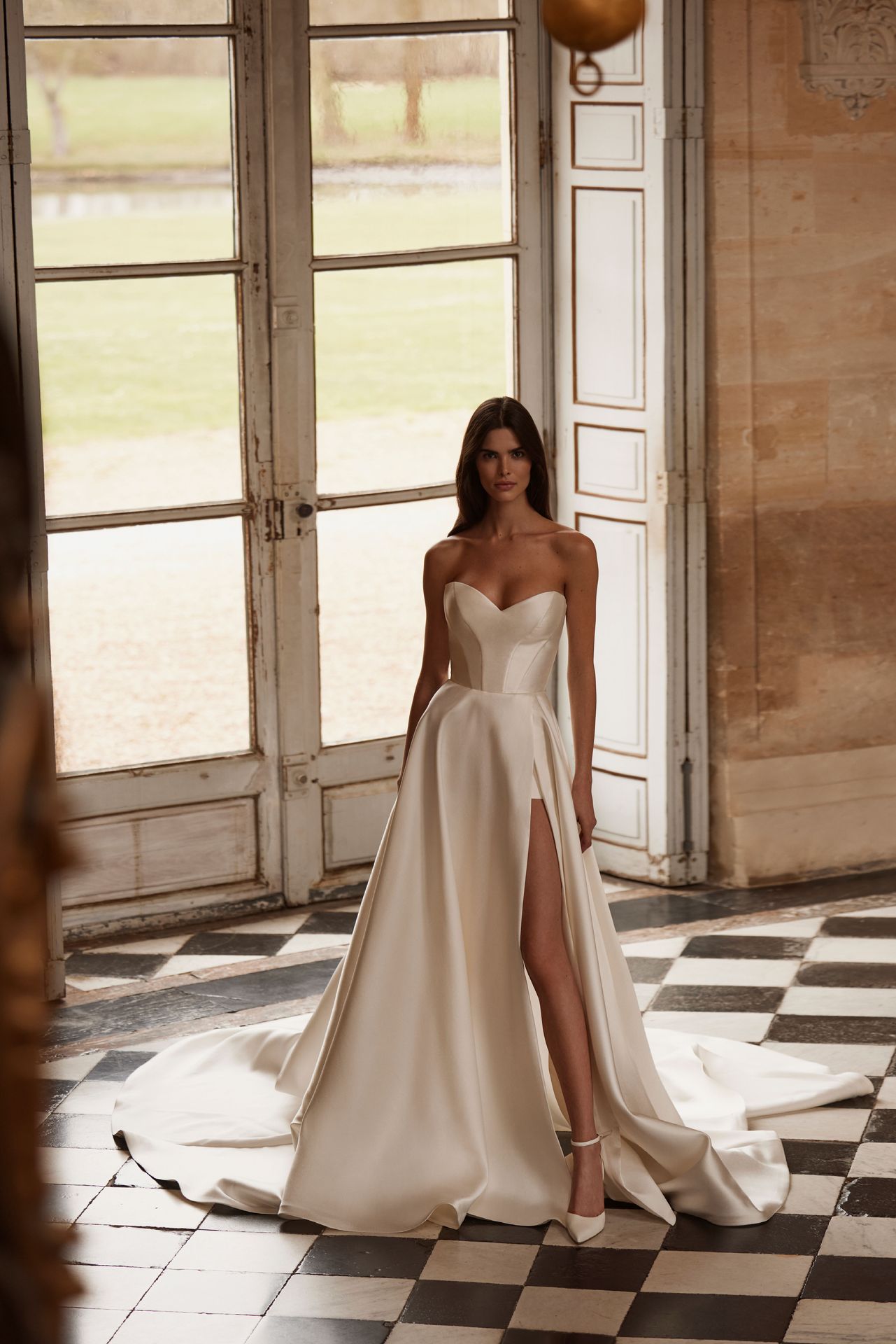 Off White Bridal Gowns Satin White, Off-white, Ivory Wedding